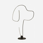 Floor Lamp | Metal & Acrylic LED | Cat Or Dog Pattern