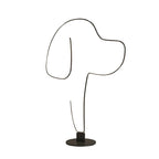 Floor Lamp | Metal & Acrylic LED | Cat Or Dog Pattern