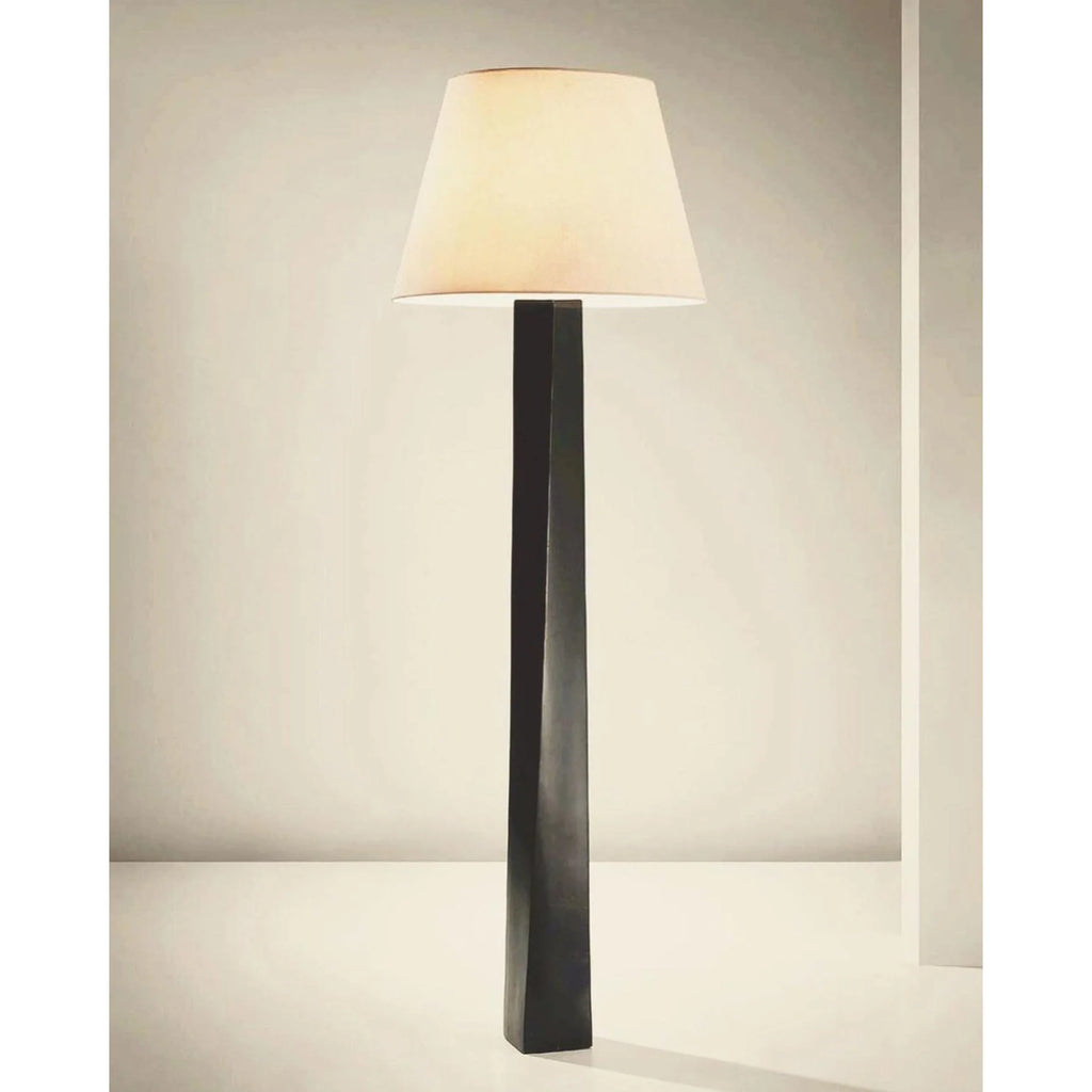 Floor Lamp | Minimalist Iron Body & Fabric Lampshade | 170 cm Height