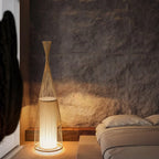 Floor Lamp | Rustic Bamboo & PVC | Smart-Enabled