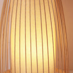 Floor Lamp | Rustic Bamboo & PVC | Smart-Enabled
