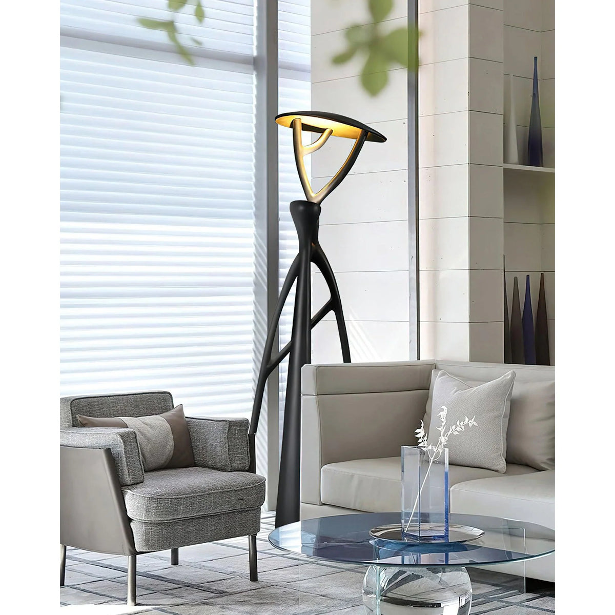 Floor Lamp | Sculptural Design & Integrated LED | 3 Sizes