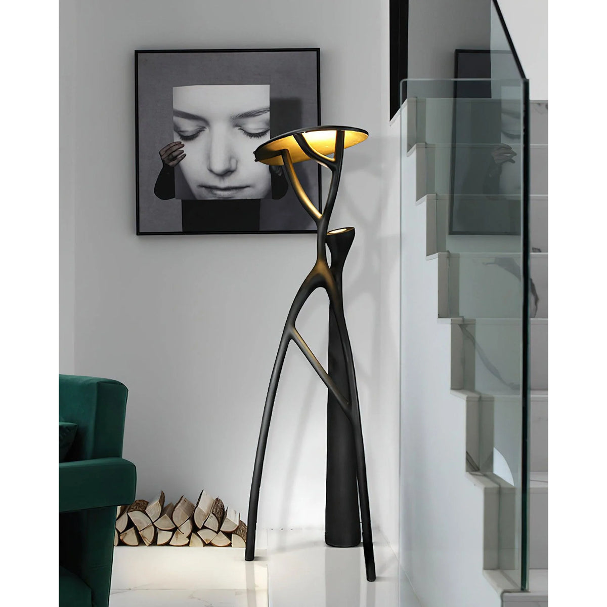 Floor Lamp | Sculptural Design & Integrated LED | 3 Sizes