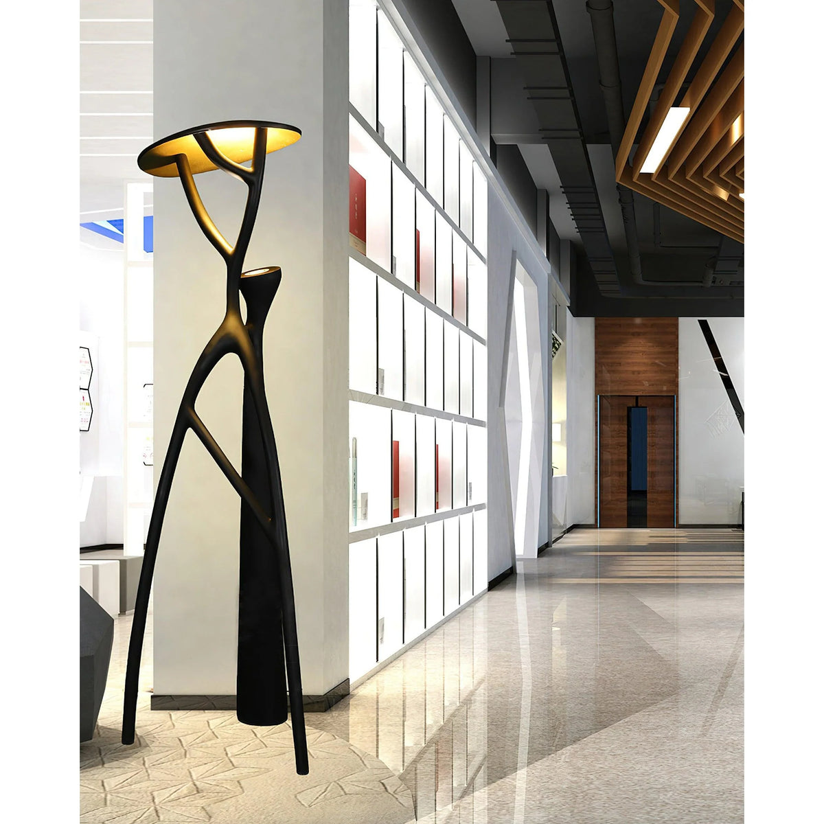 Floor Lamp | Sculptural Design & Integrated LED | 3 Sizes