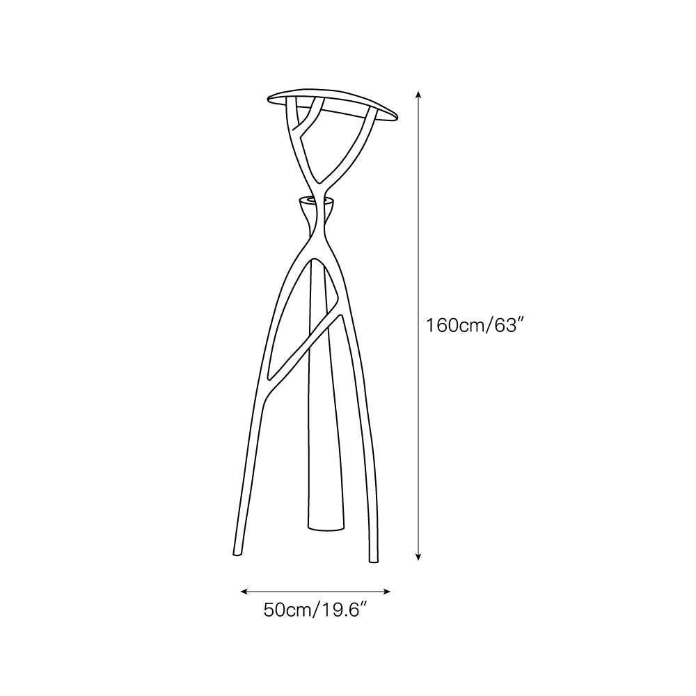 Floor Lamp | Sculptural Design & Integrated LED | 3 Sizes