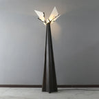 Floor Lamp | Sculptural European Alabaster & Resin Base | 170 cm Height