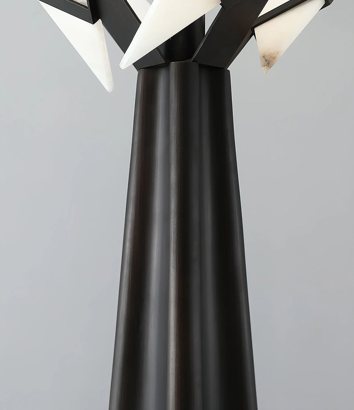 Floor Lamp | Sculptural European Alabaster & Resin Base | 170 cm Height