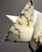 Floor Lamp | Sculptural European Alabaster & Resin Base | 170 cm Height