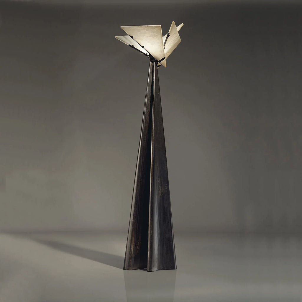 Floor Lamp | Sculptural European Alabaster & Resin Base | 170 cm Height