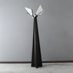 Floor Lamp | Sculptural European Alabaster & Resin Base | 170 cm Height