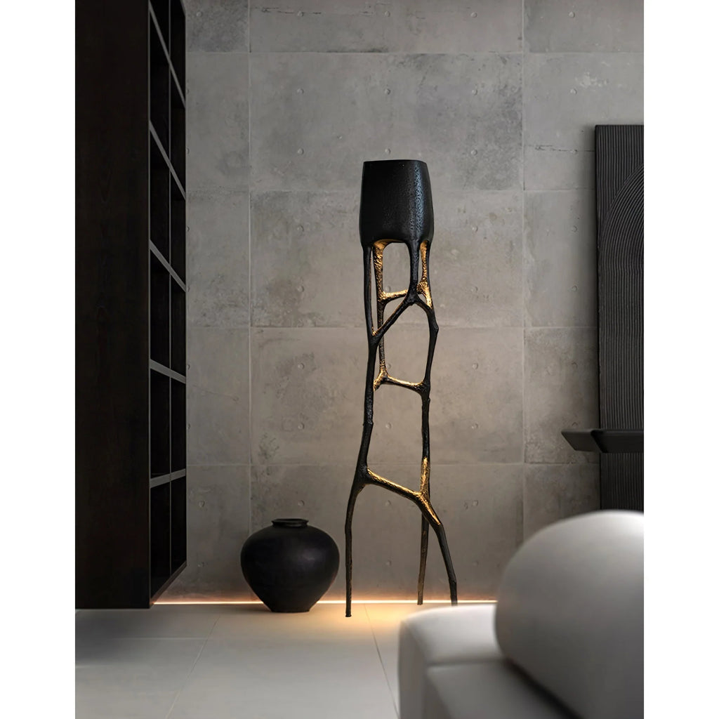 Floor Lamp | Sculptural Tree Design & Fiberglass Body | 185 cm