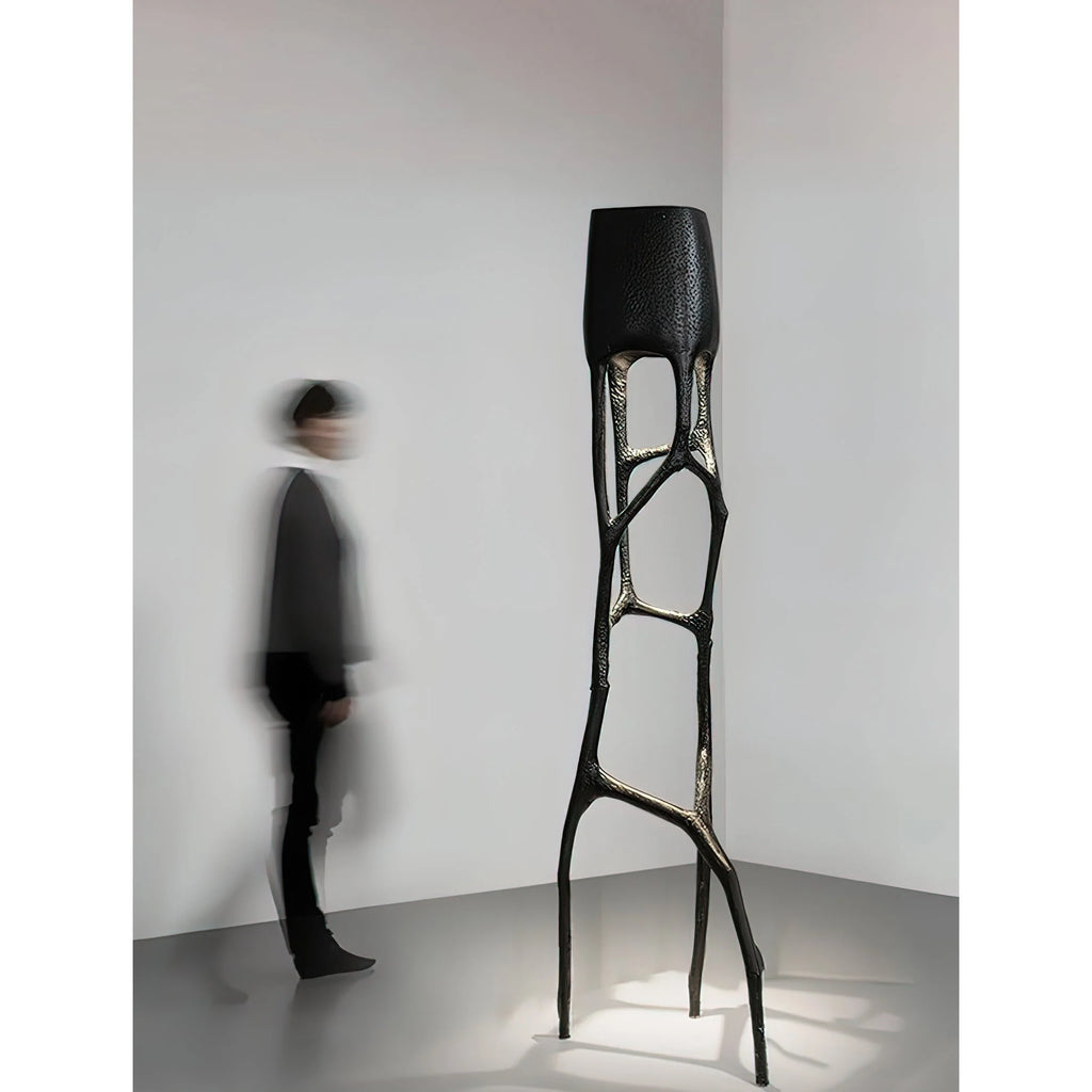 Floor Lamp | Sculptural Tree Design & Fiberglass Body | 185 cm