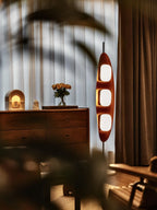 Floor Lamp | Surfboard Design, Integrated LED & Marble Base