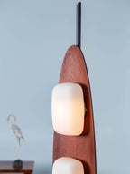 Floor Lamp | Surfboard Design, Integrated LED & Marble Base