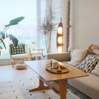 Floor Lamp | Surfboard Design, Integrated LED & Marble Base