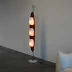 Floor Lamp | Surfboard Design, Integrated LED & Marble Base
