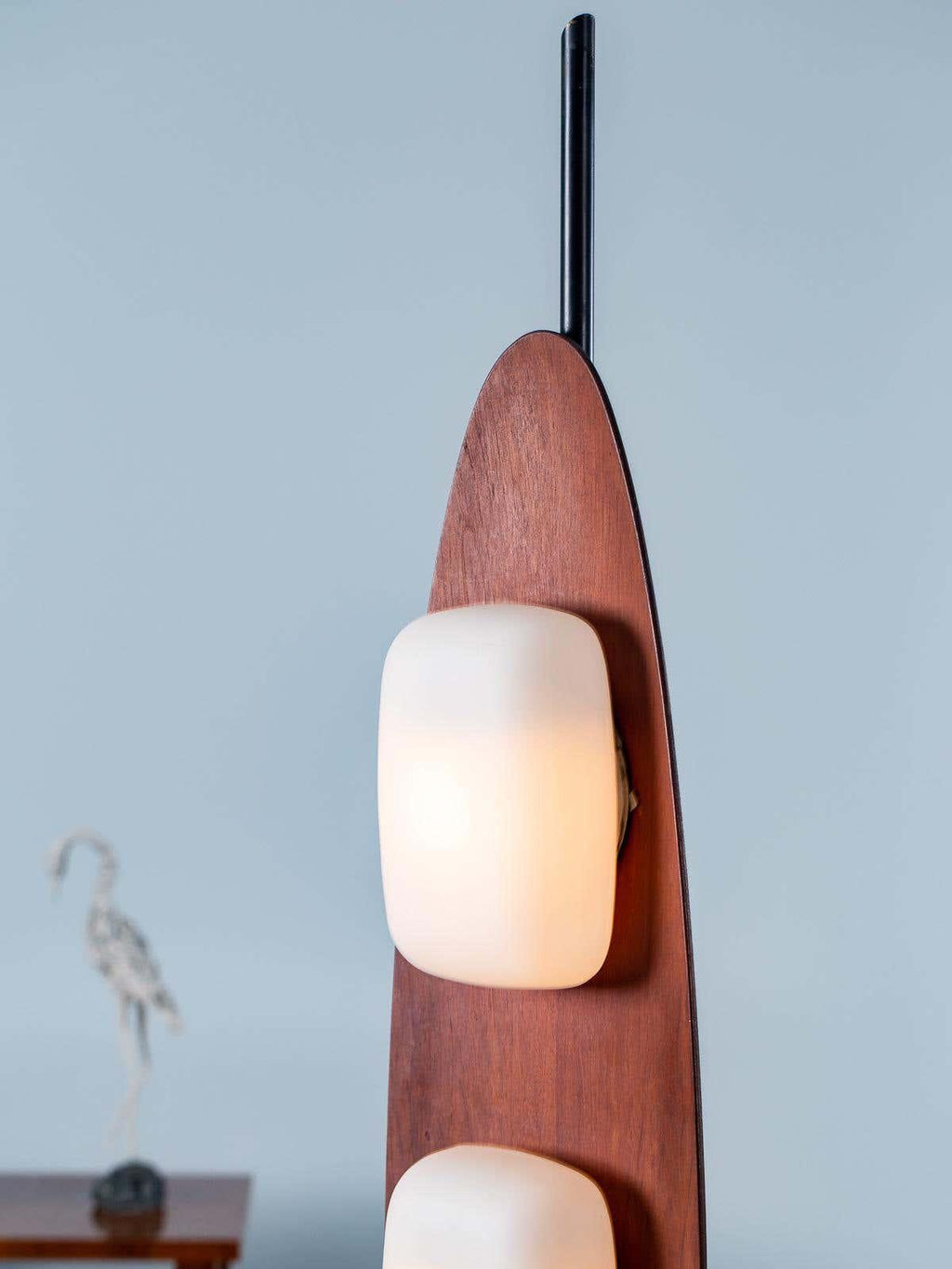 Floor Lamp | Surfboard Design & Marble Base | 160 cm