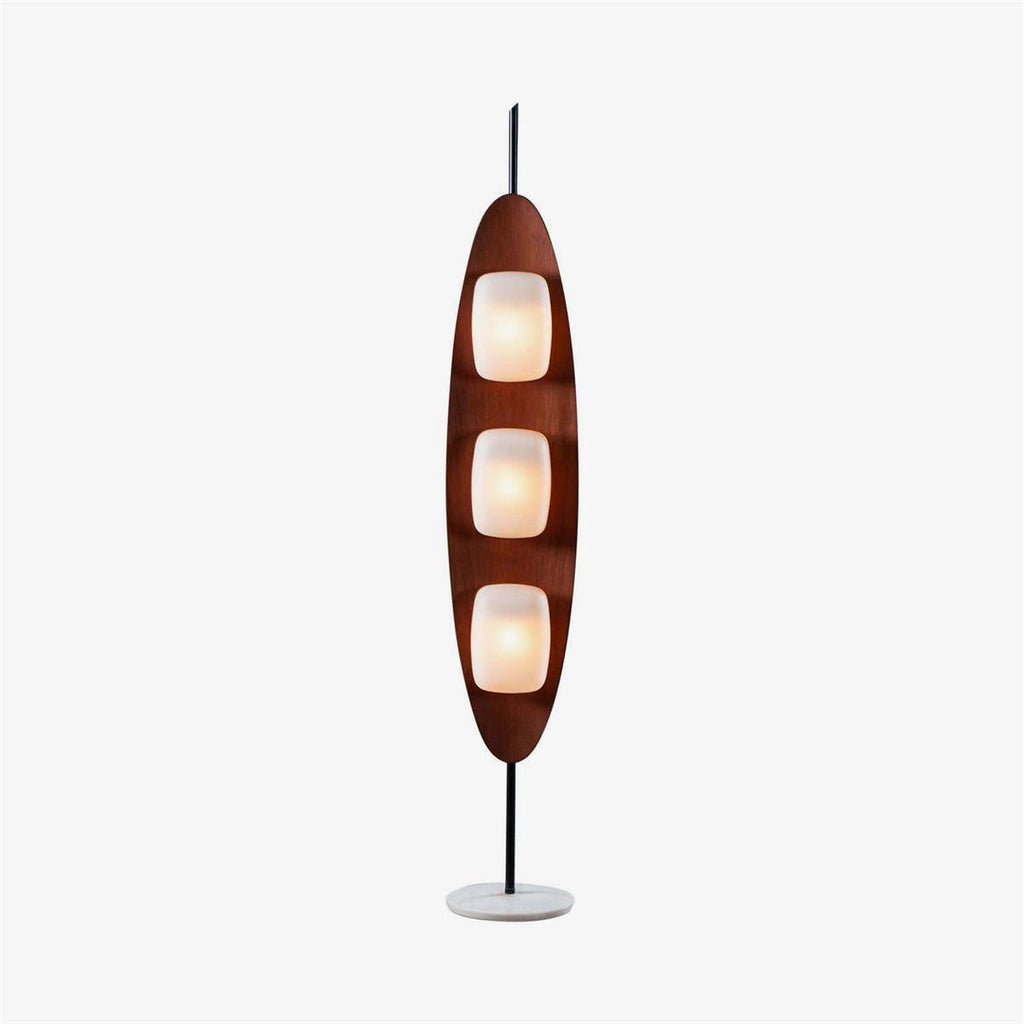 Floor Lamp | Surfboard Design & Marble Base | 160 cm