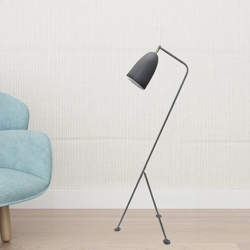 Floor Lamp | Wear-Resistant Metal Shade & Foldable Post | 5 Colors