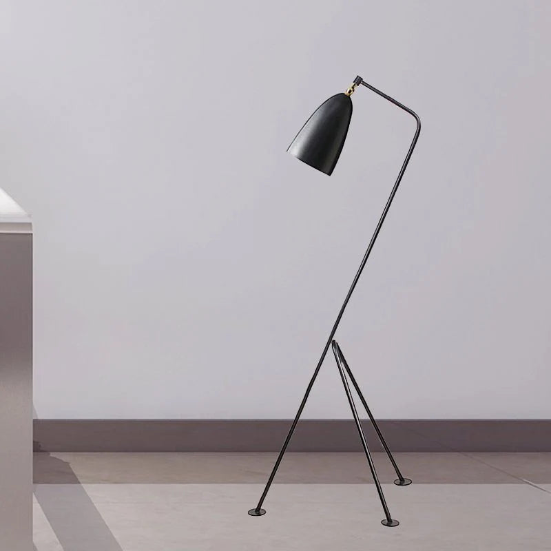 Floor Lamp | Wear-Resistant Metal Shade & Foldable Post | 5 Colors