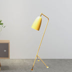 Floor Lamp | Wear-Resistant Metal Shade & Foldable Post | 5 Colors
