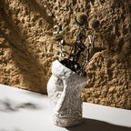 Flower Vase | Ceramic Human Face Design | Tabletop