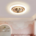 Flush Mount Ceiling Light | Astronaut Motif & 3-Colour Dimmable