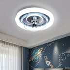 Flush Mount Ceiling Light | Astronaut Motif & 3-Colour Dimmable
