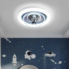 Flush Mount Ceiling Light | Astronaut Motif & 3-Colour Dimmable