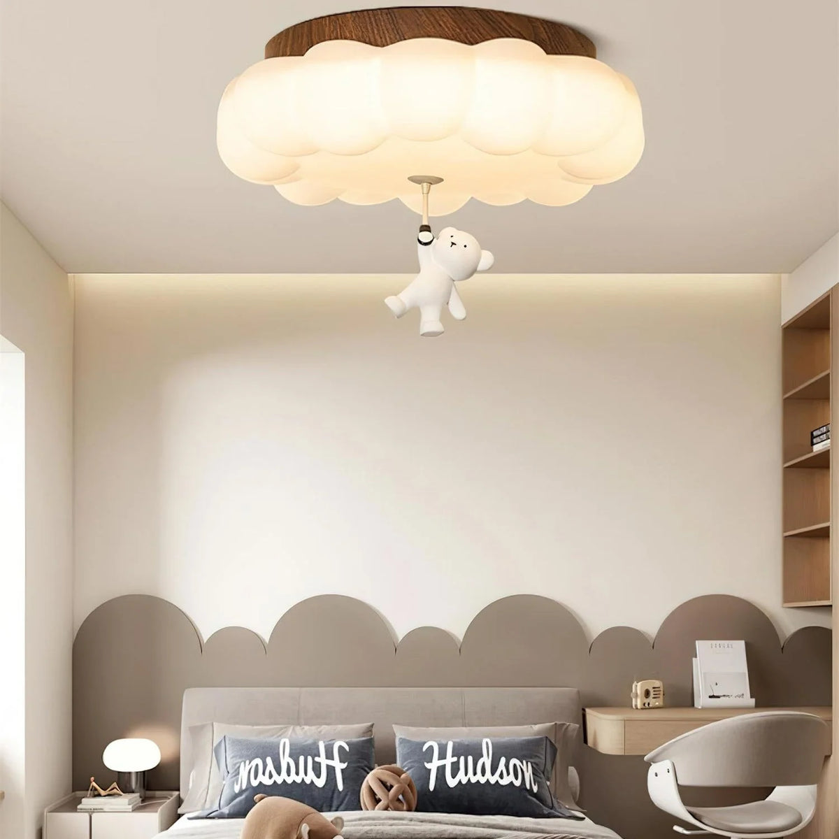 Flush Mount Ceiling Light | Cloud & Bear Design, Integrated LED
