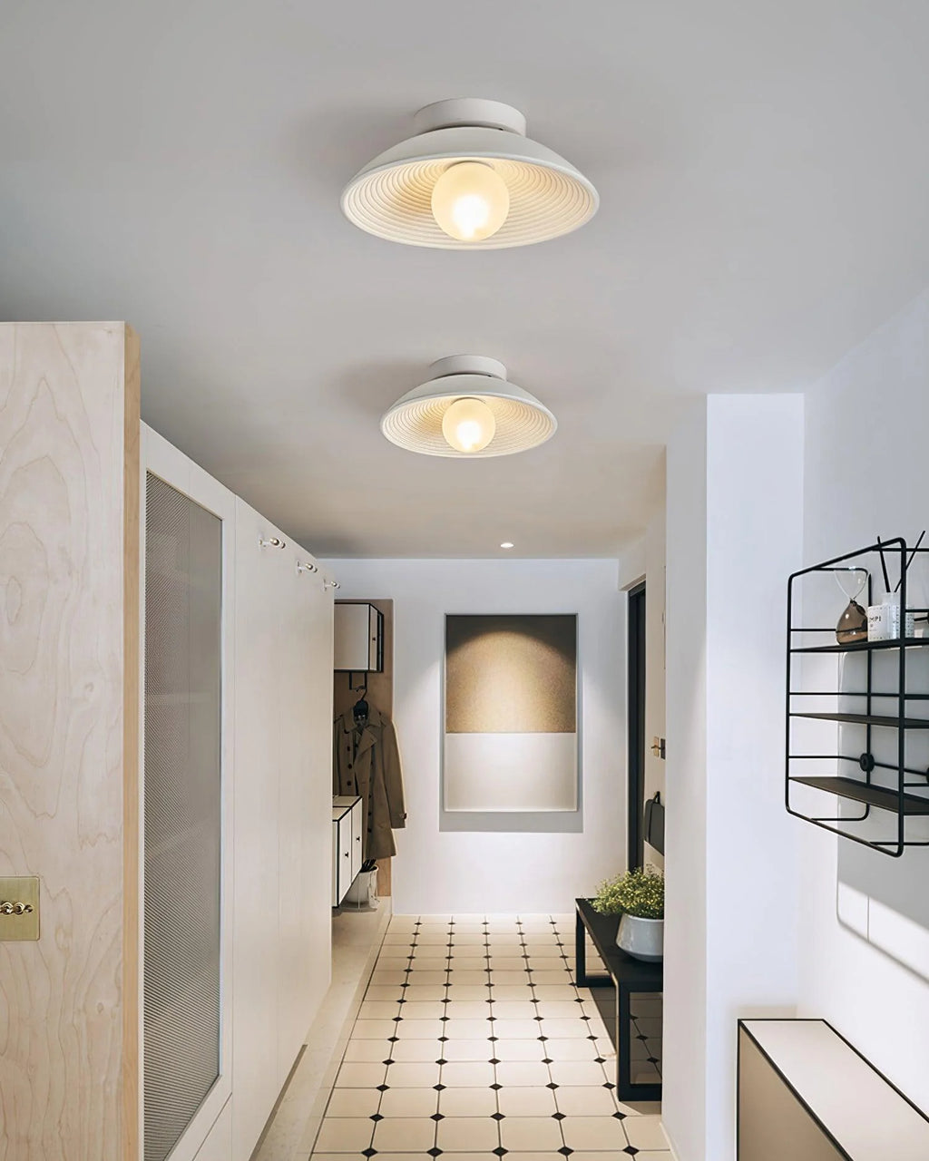 Flush Mount Ceiling Light | Dimmable & E26/E27 Socket | 27 cm Diameter