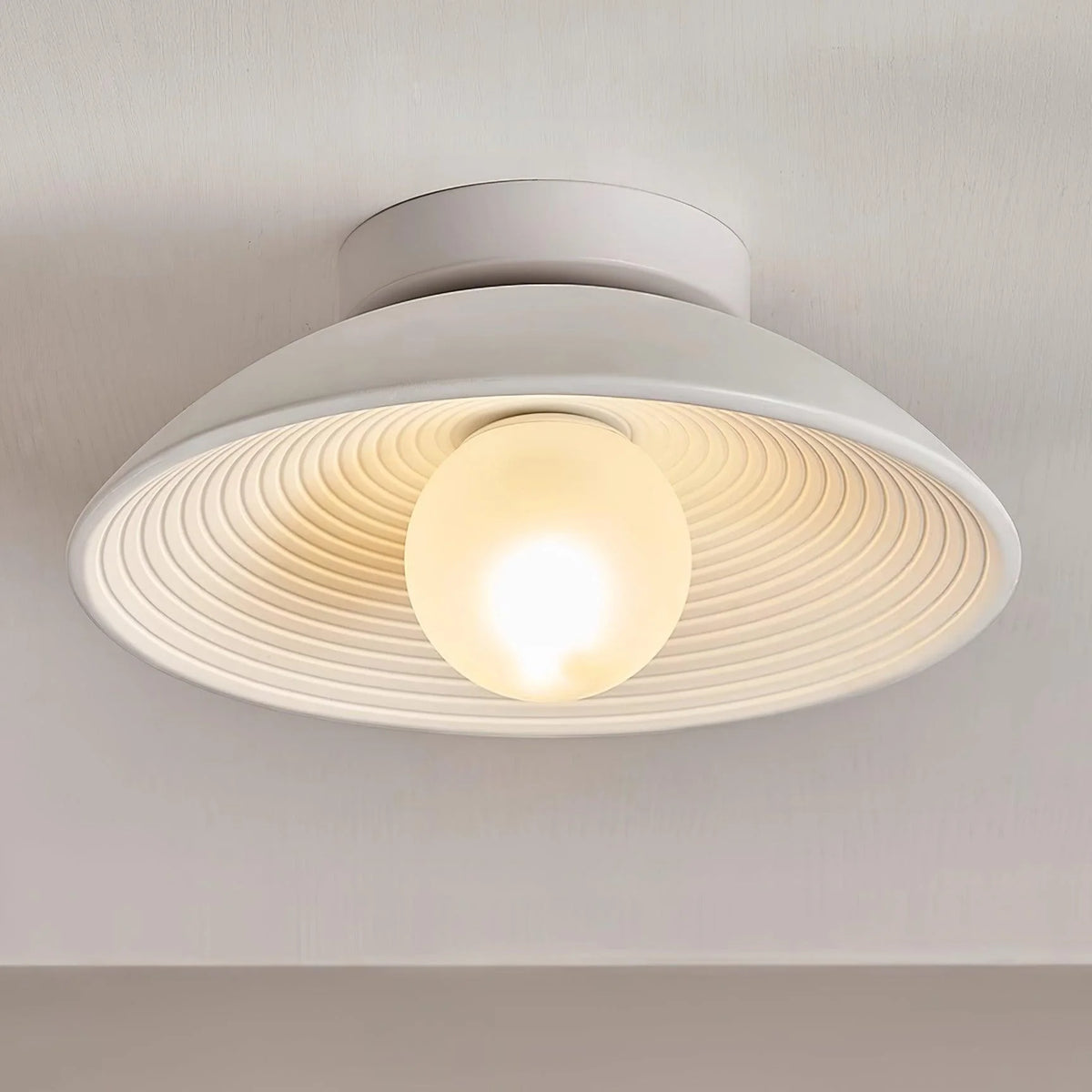 Flush Mount Ceiling Light | Dimmable & E26/E27 Socket | 27 cm Diameter