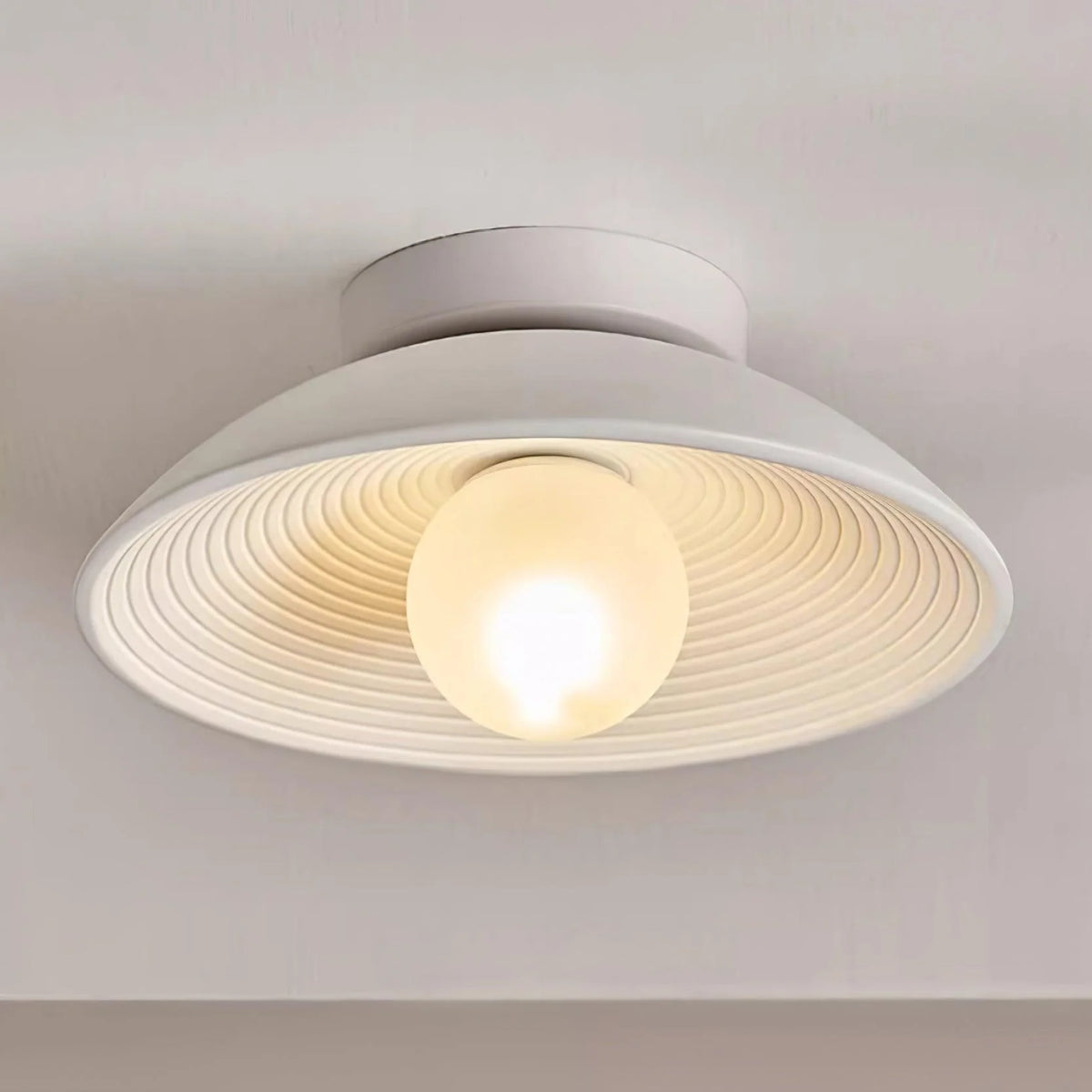 Flush Mount Ceiling Light | Dimmable & E26/E27 Socket | 27 cm Diameter
