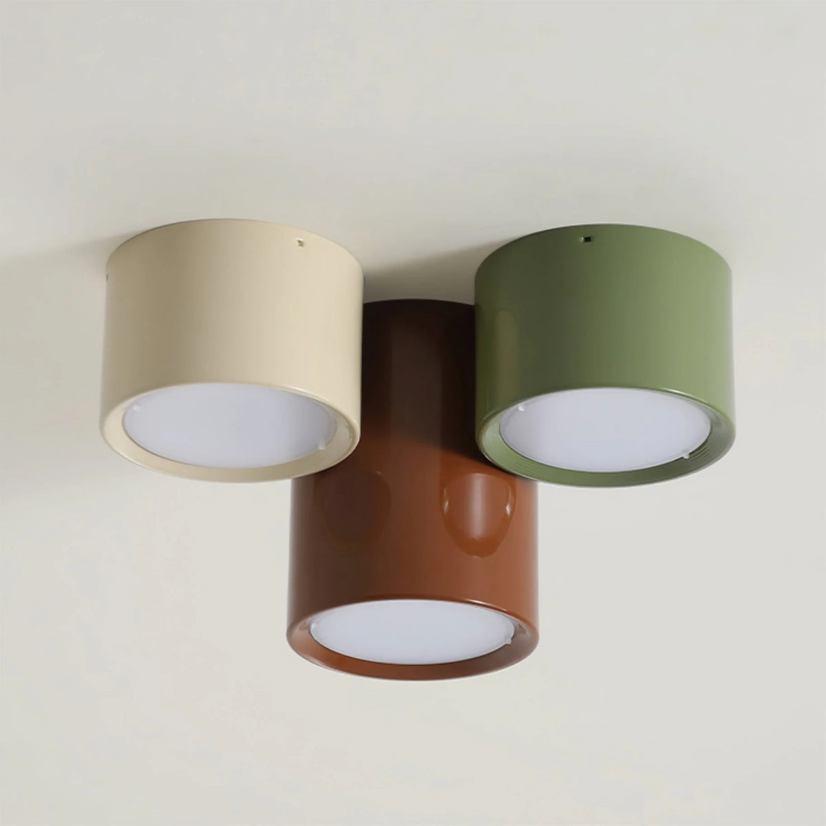Flush Mount Ceiling Light | Minimalist Metal & Acrylic | Integrated LED