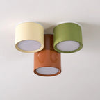 Flush Mount Ceiling Light | Minimalist Metal & Acrylic | Integrated LED