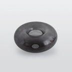 Flush Mount Ceiling Light | Smoked Glass & Metal