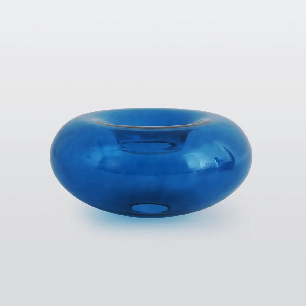 Flush Mount Ceiling Light | Smoked Glass & Metal