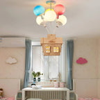 Flush Mount Ceiling Light | Whimsical Balloon Design | 6- or 8-Light