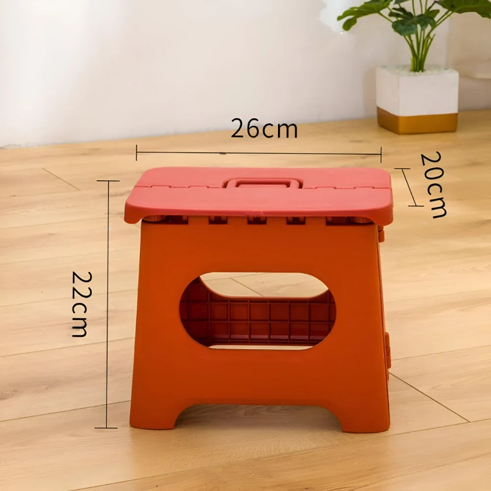 Folding Step Stool | Fold-Flat & Portable | 300 lb Capacity