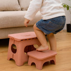 Folding Step Stool | Fold-Flat & Portable | 300 lb Capacity