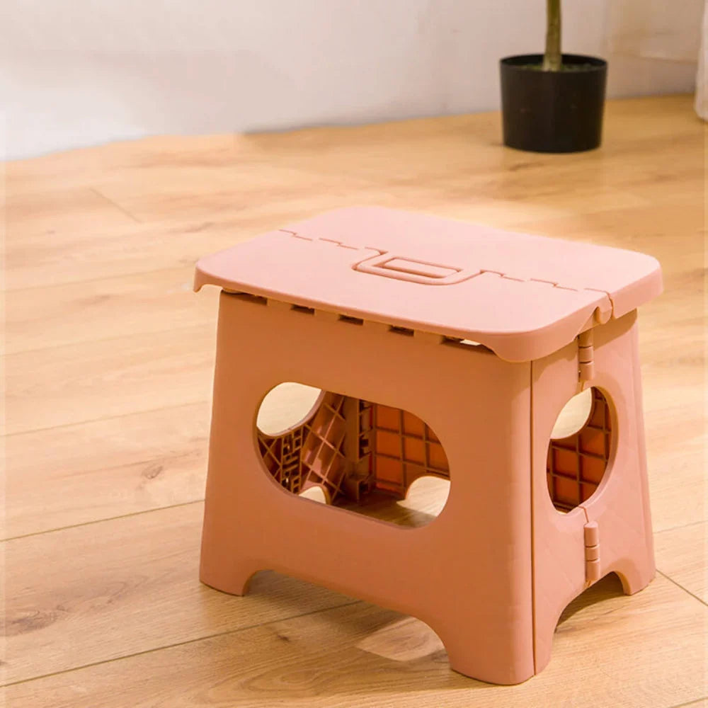 Folding Step Stool | Fold-Flat & Portable | 300 lb Capacity