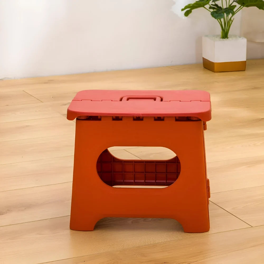 Folding Step Stool | Fold-Flat & Portable | 300 lb Capacity