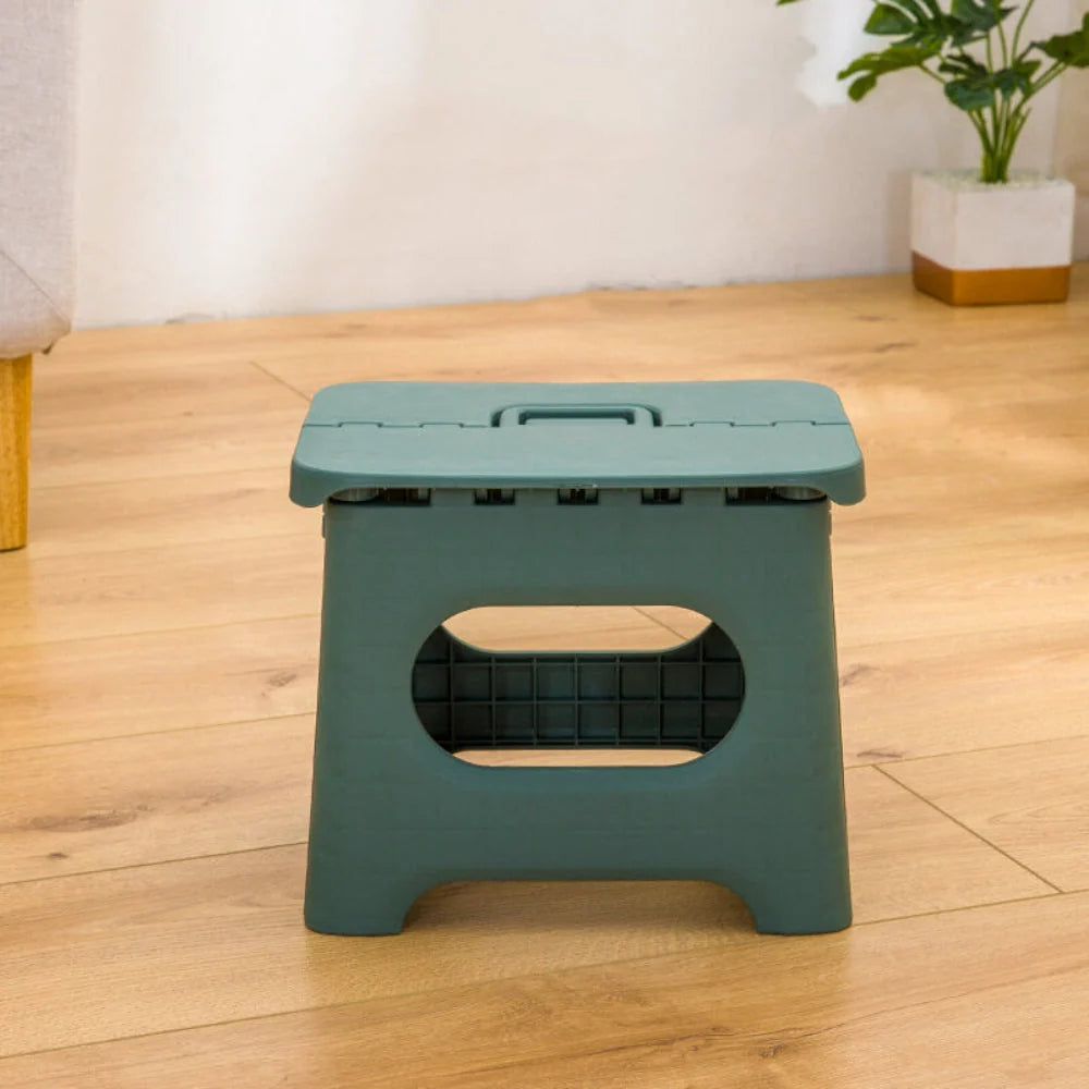 Folding Step Stool | Fold-Flat & Portable | 300 lb Capacity