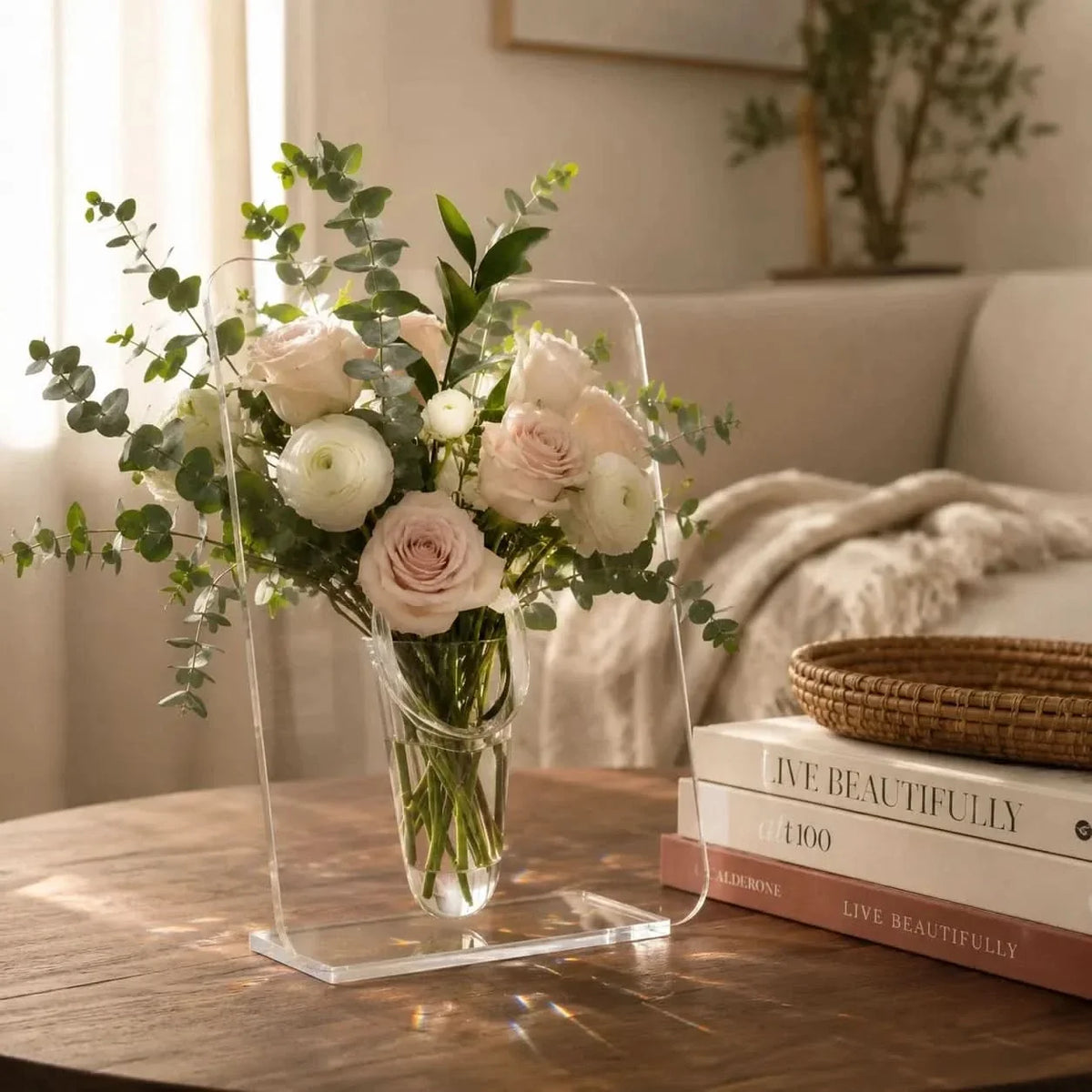 Frame Vase | Clear Acrylic Picture-Frame | 7.9 × 5.9 in