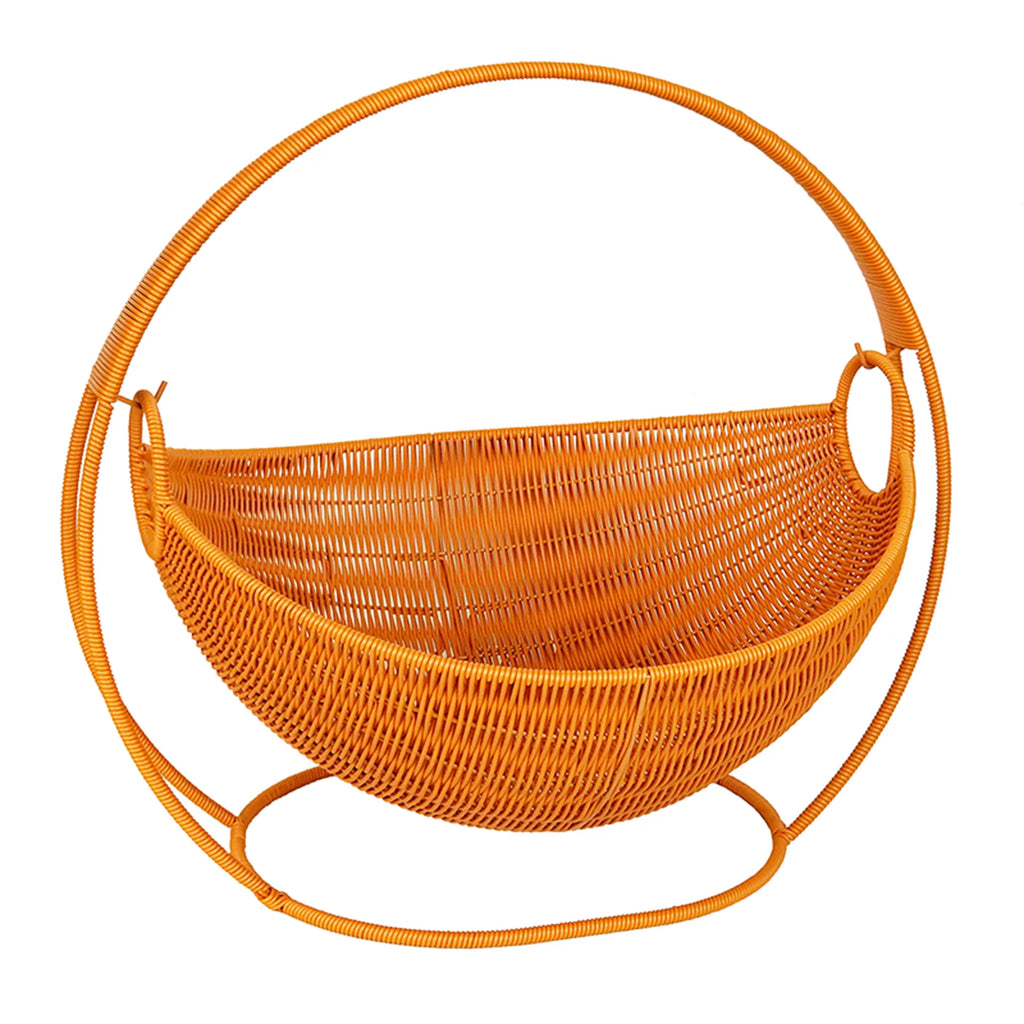 Fruit Bowl | Woven Wicker & Sturdy Stand | 56 cm Diameter