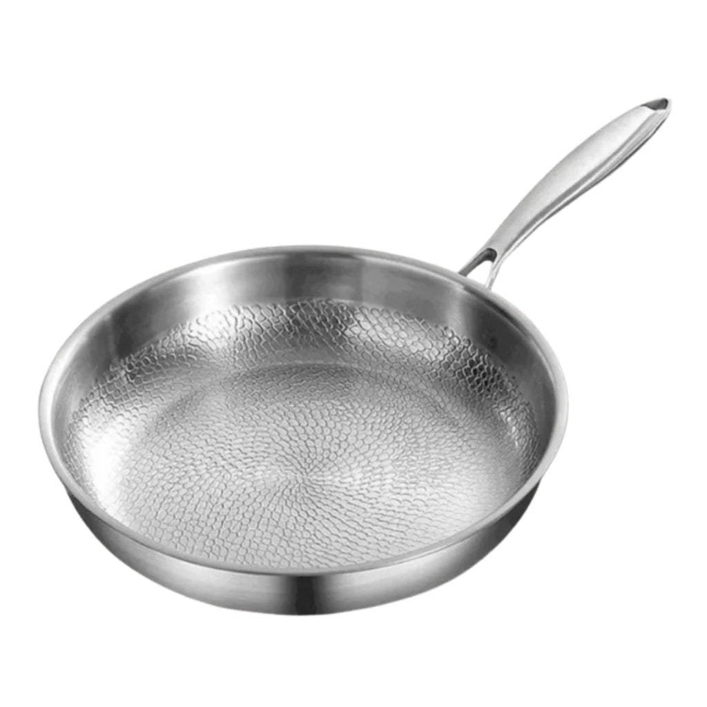 Frying Pan | Titanium & Hammered Finish, Non-Toxic & Induction Compatible