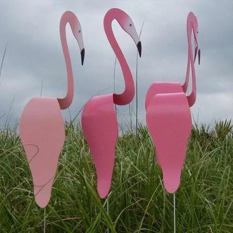 Garden Flamingo | Wind-Powered Rotating & Weatherproof | 65 cm