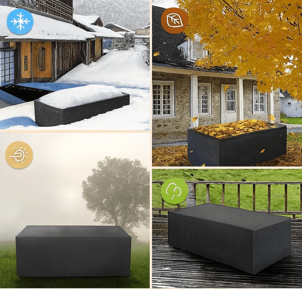 Garden Furniture Cover | Water-Repellent Polyester & UV-Resistant | With Drawstring