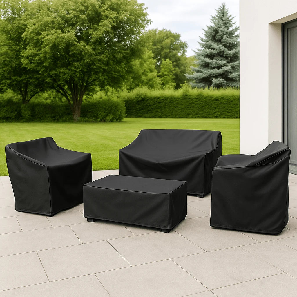 Garden Furniture Cover | Water-Repellent Polyester & UV-Resistant | With Drawstring