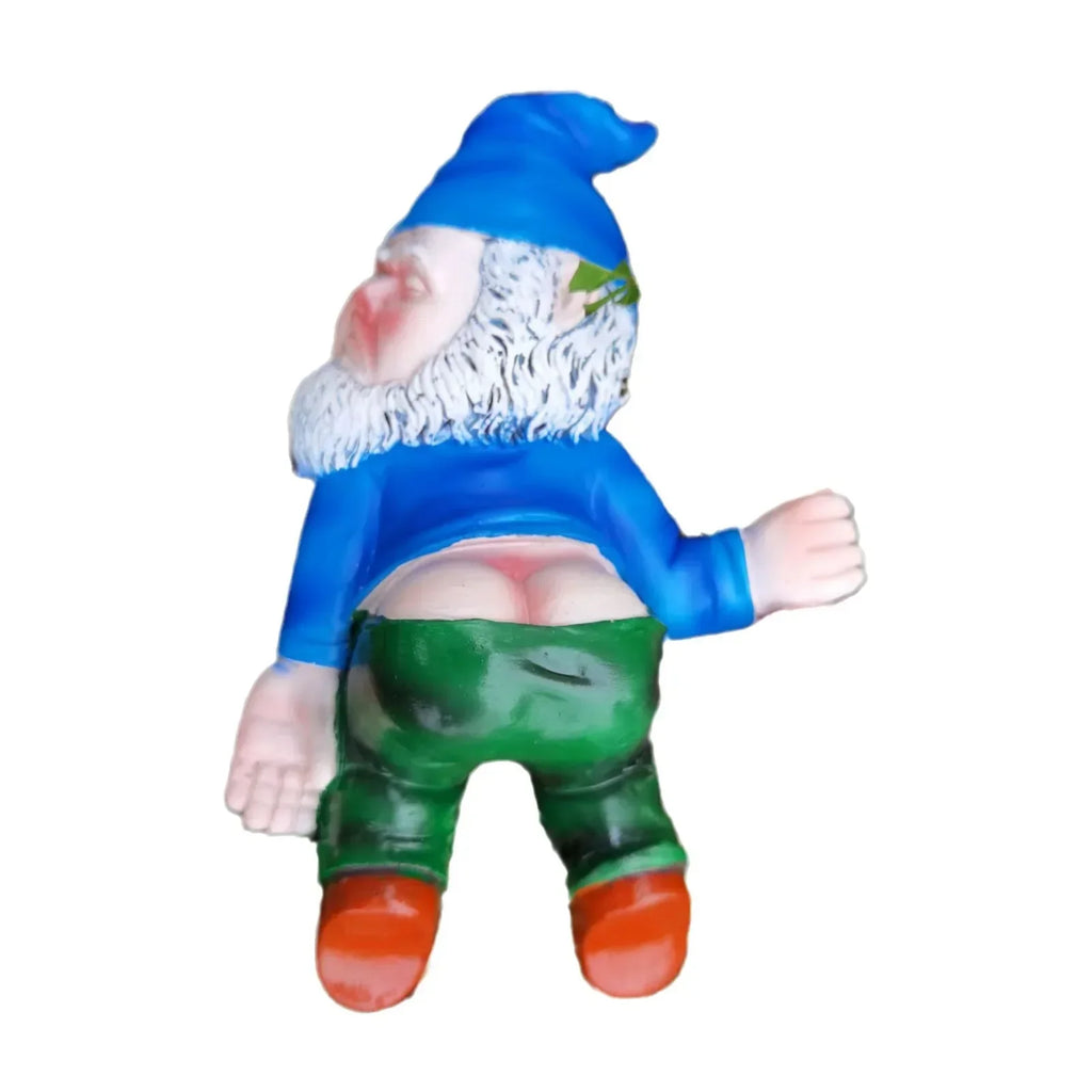 Garden Gnome Figurine | Humorous Reclining & Weather-Resistant Resin